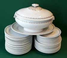 ANTICO SERVIZIO PIATTI PORCELLANA CERAMICA FINE '800 S.C. RICHARD 51 PEZZI. VV17