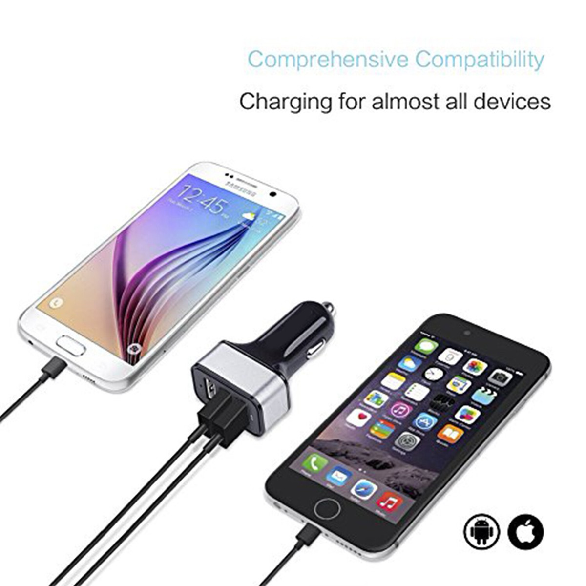 Wireless Charging Charger Mobil Samsung Galaxy S9 Car Charger