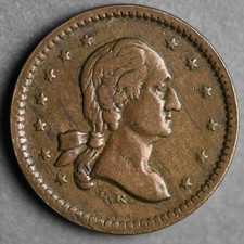 106/432do Patriotic Civil War Token R-4 "No compromise with Traitors"