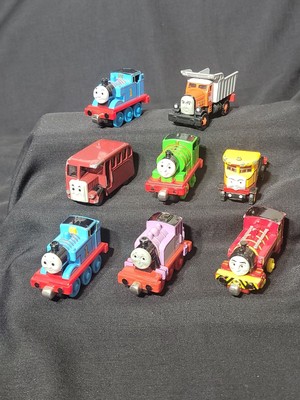 8 PC Lot Thomas & Friends Take Along N Play Rosie, Victor, Monty, Bertie, Percy+