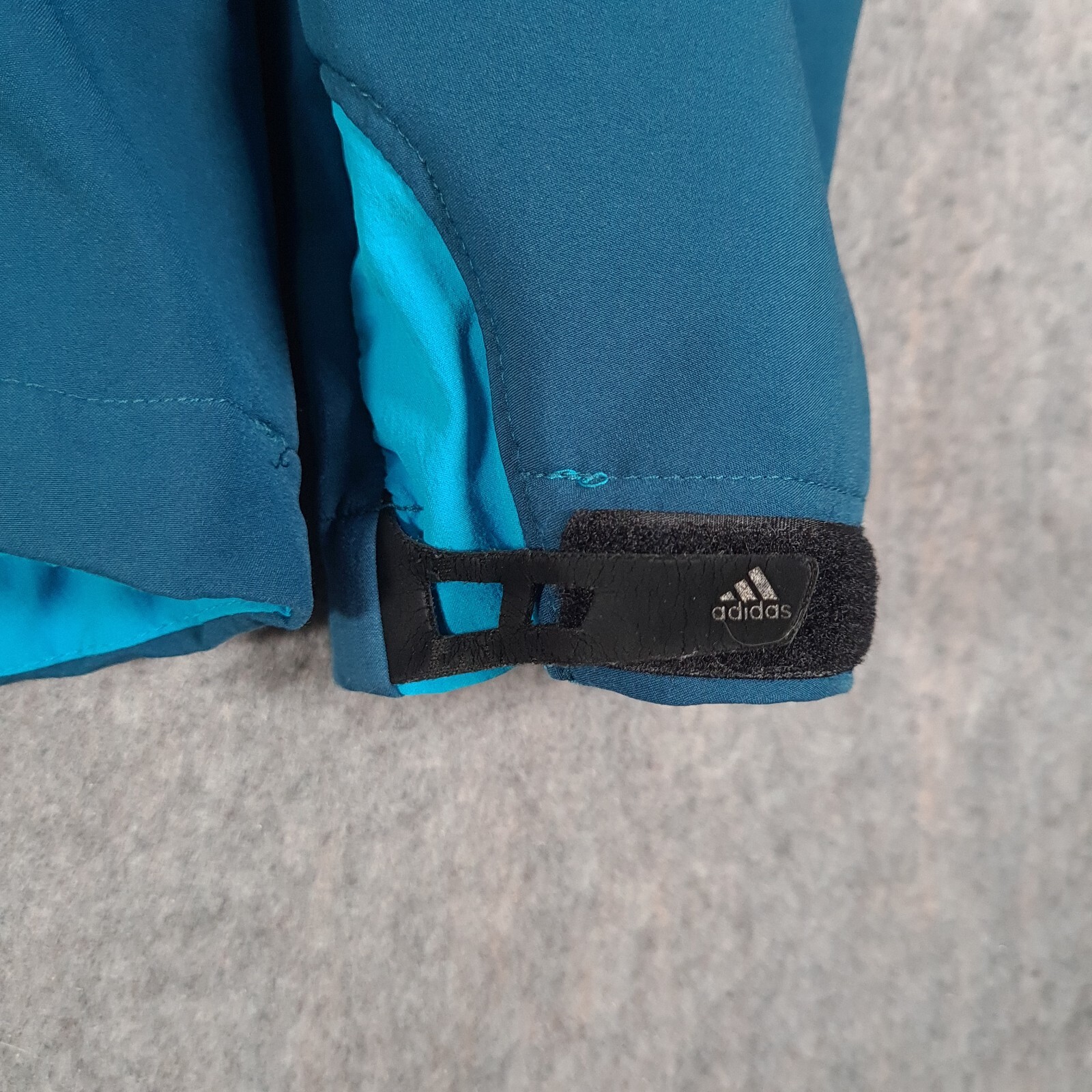 Adidas Jacket Mens 38 Blue Orange Formotion Spell Out Logo 3 Stripes Casual thumbnail 8