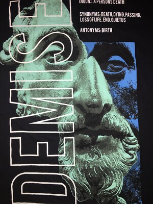 Entree Graphic T Shirt “demise” Crafted In Brklyn Made In U.S.A Sz