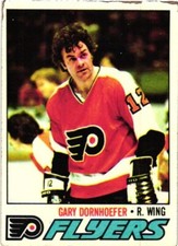 1977-78 TOPPS NHL HOCKEY VINTAGE CARD GARY DORNHOEFER #202