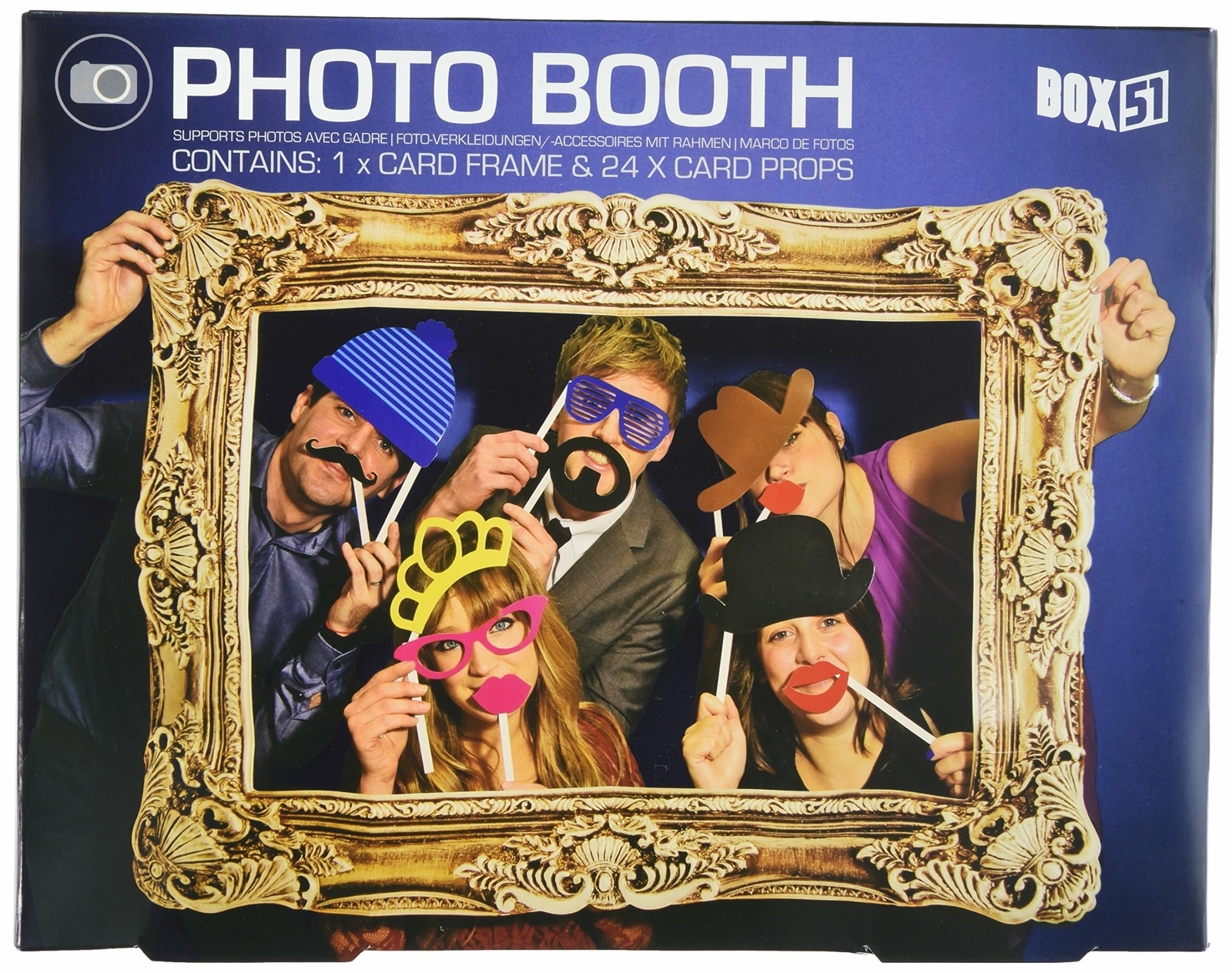 Paladone - PP2408 - Photo Booth Box 51 - Set di decorazioni per feste, multicolo