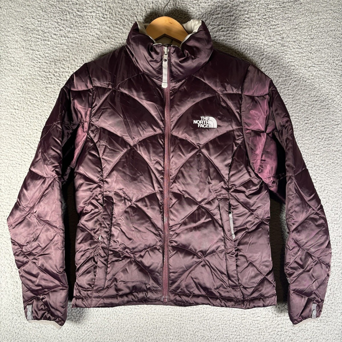 Purple North Face Brown Puffer Coat The North Face Puffer Jacket