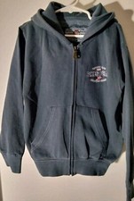 Kid's Collection Athletic Pikes Peak Gray Blue Hooded Sweatshirt XS Kids Stop...