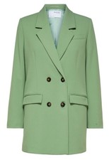 Oversized Selected Femme Structured Blazer Size Large (green)