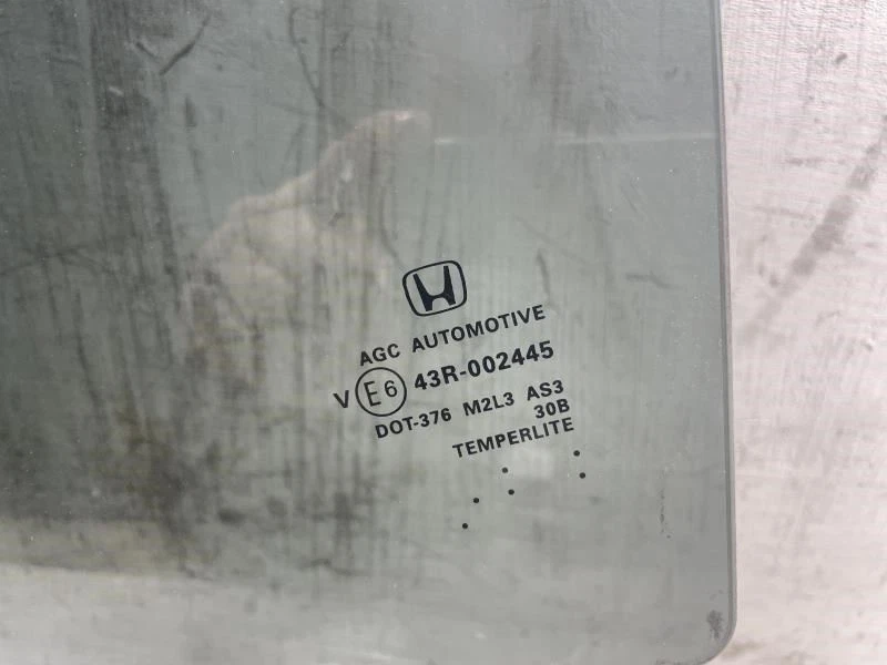 Honda Crosstour Ex-L 2012 puerta trasera izquierda lado del conductor ventana vidrio OEM+ Foto 3 de 4