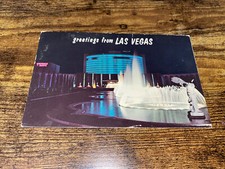 Vintage 1940  s-60  s Las Vegas Caesars Palace On The Strip Nevada Postcard