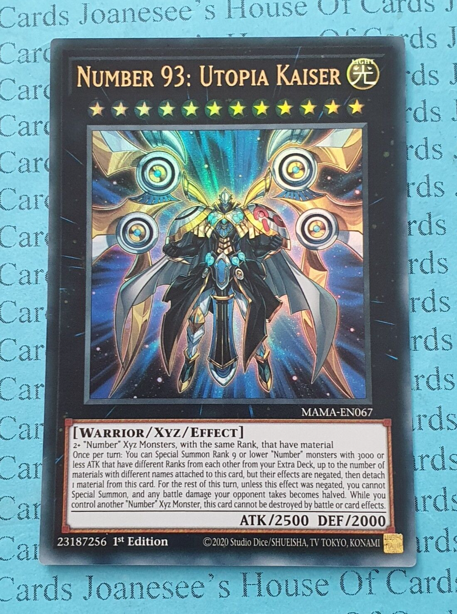MAMA-EN067 Number 93: Utopia Kaiser Ultra Rare Yu-Gi-Oh Card 1st