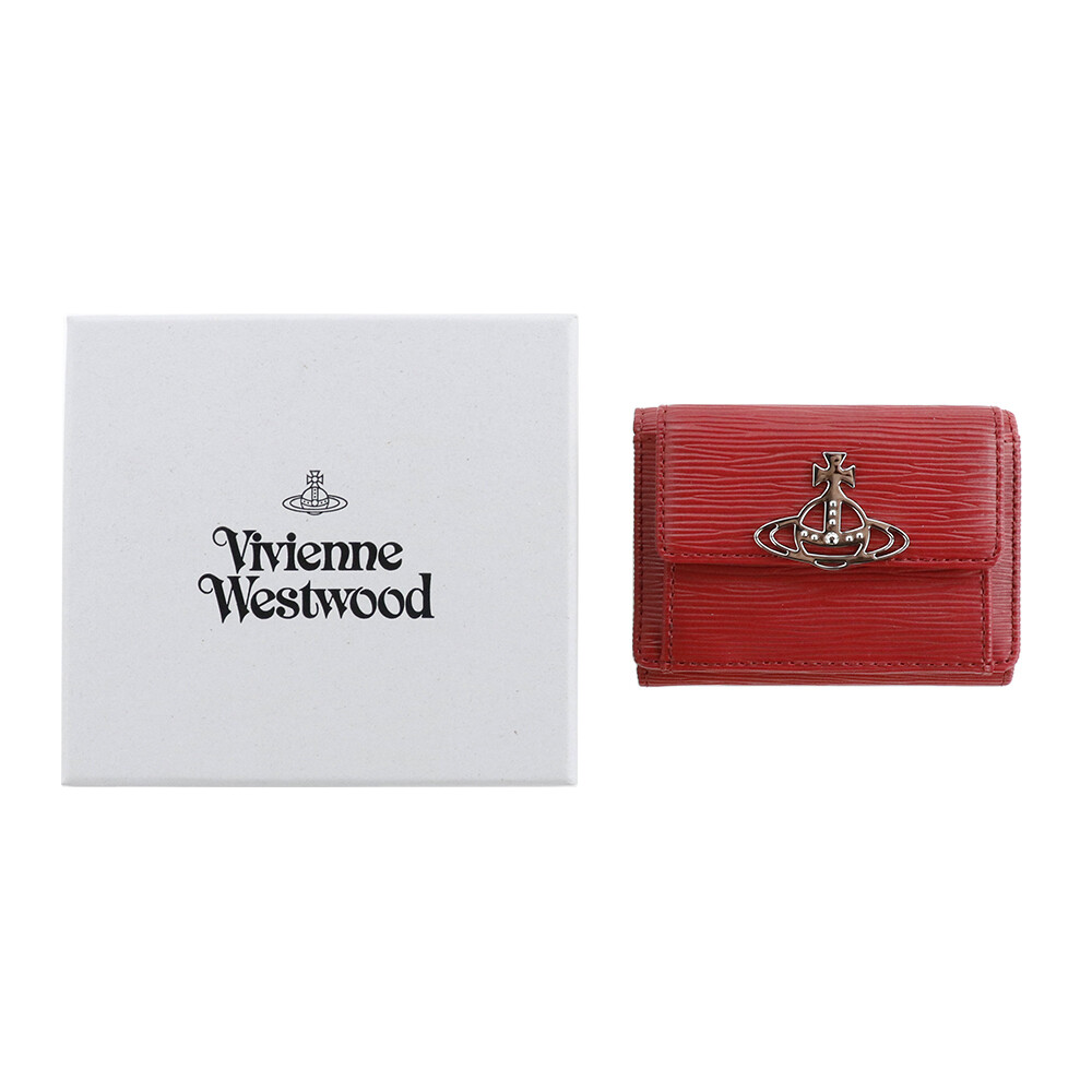 Vivienne Westwood Saffiano Key Wallet 赤 Vivienne Westwood Saffiano Key Wallet 赤
