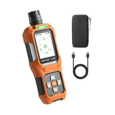 CT-580 Portable Carbon Monoxide Detector, Rechargeable CO Detector with Vibra...