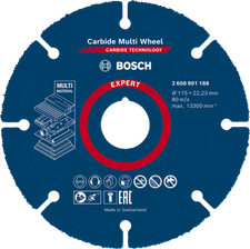 Bosch Expert Carbide Multi Wheel Cutting Disc 115 mm x 22.23mm Bore Grinder 