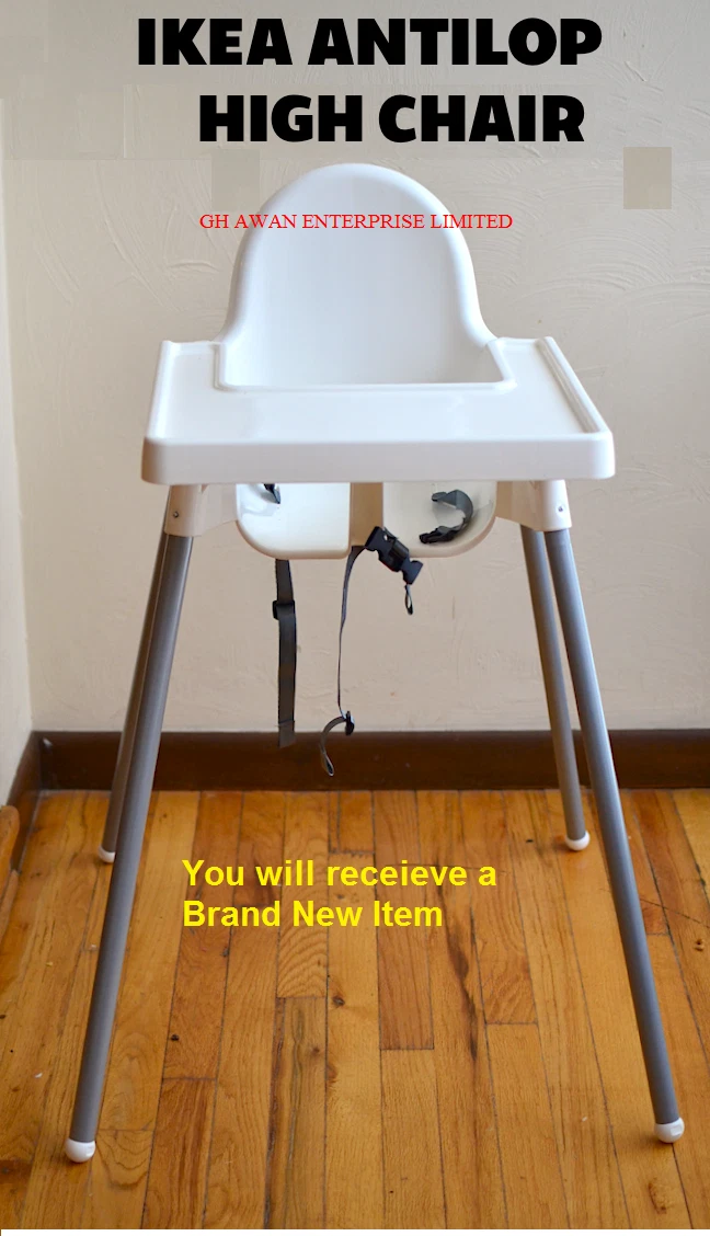 IKEA Antilop High Chair with Tray White & safety belt, Brand New baby highchair
Opens in a new windo