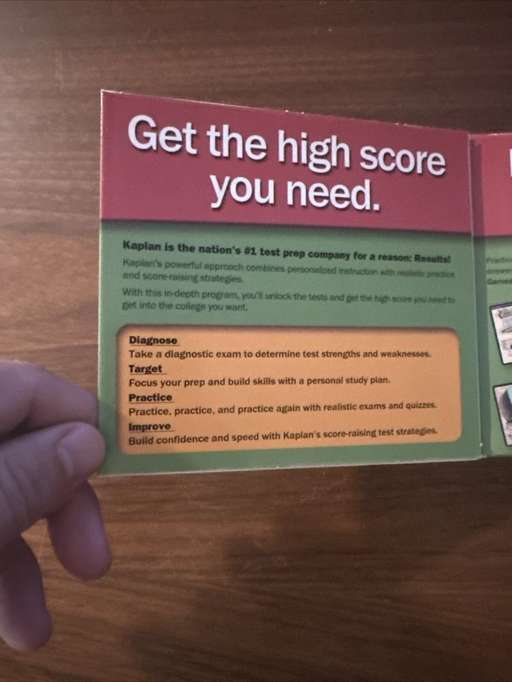 Kaplan SAT ACT PSAT 2003 Test Prep Learning CD-ROM Windows & Mac - Image 4 of 4