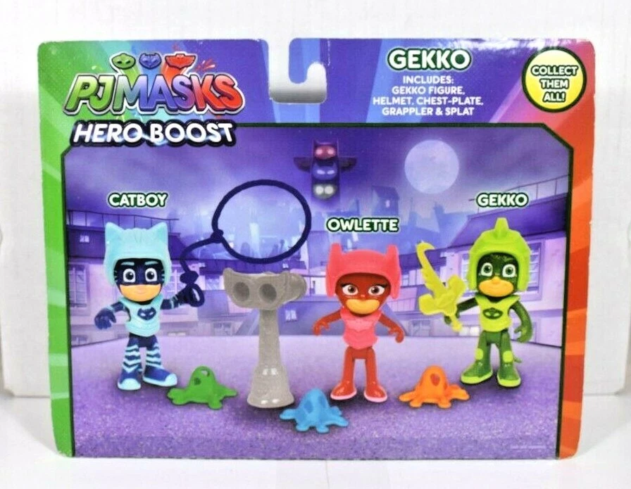 Boneco de ação Just Play PJ Masks Hero Boost "Gekko" (novo) - Imagem 2 de 4