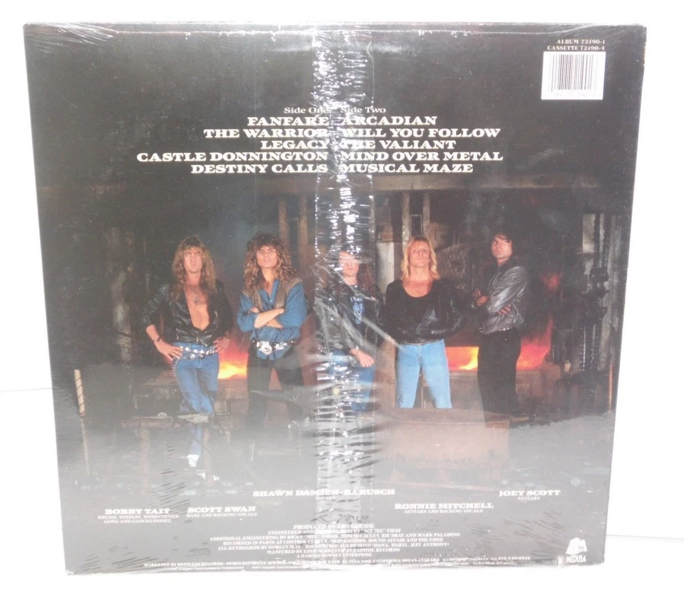 TYTON Mind Over Metal LP 1987 Medusa Records Still Sealed Heavy Metal Vinyl - Image 2 of 2