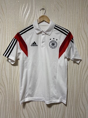 GERMANY 2014 2015 PRE MATCH POLO FOOTBALL SHIRT - Main Image
