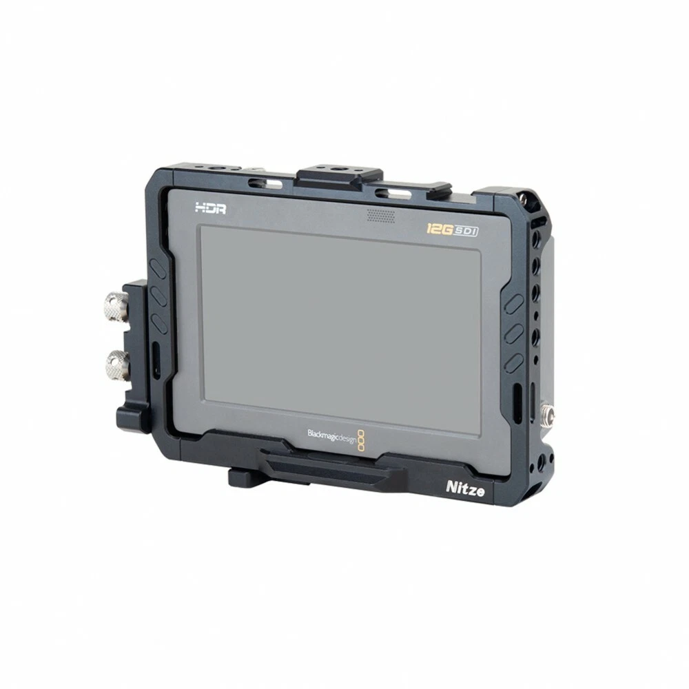 Nitze Monitor Cage w Cable Clamp for Blackmagic Design Video
