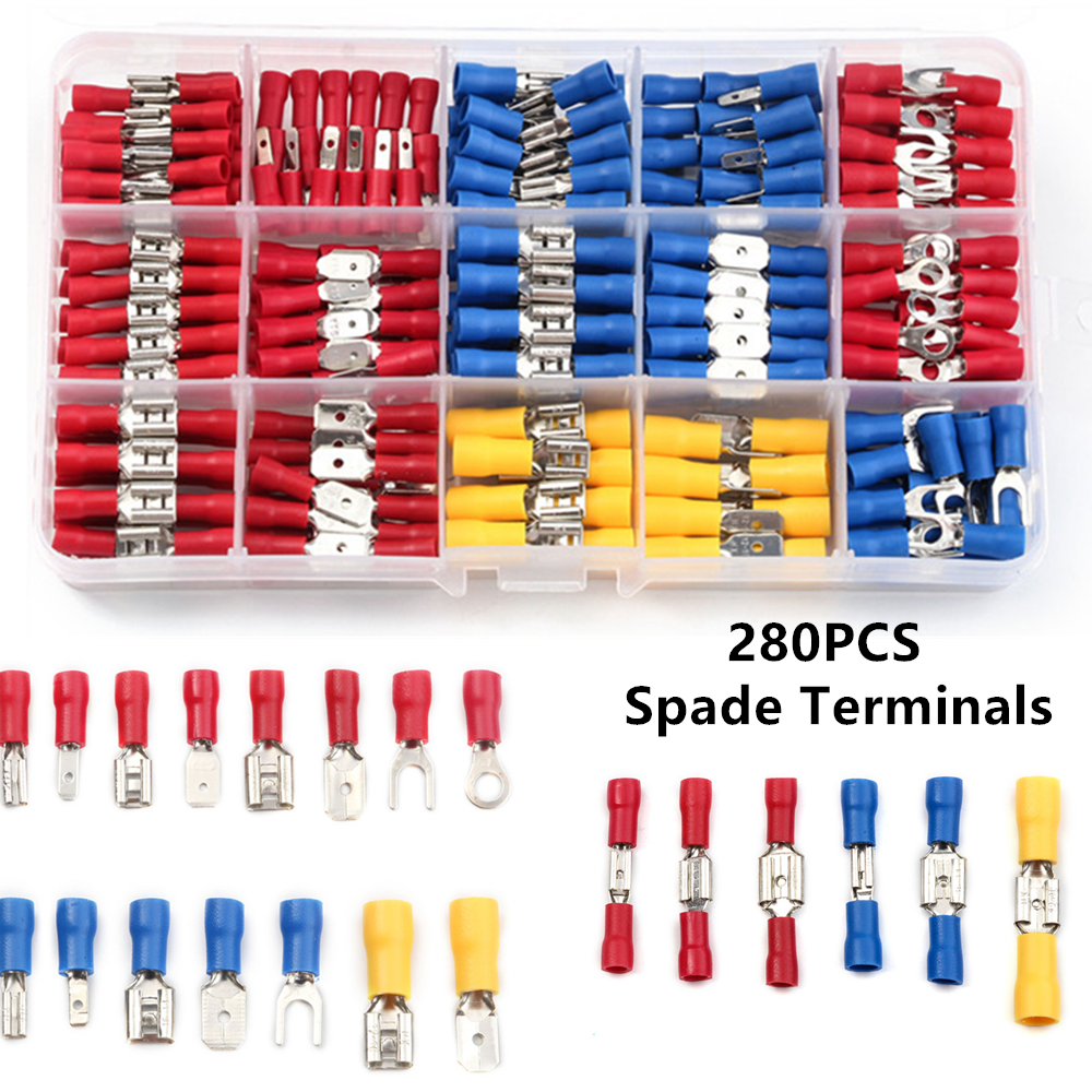 1200 tlg Kabelschuhe Sortiment Box Auto KFZ Ring Steckverbinder Flachstecker Set 1200 tlg Kabelschuhe Sortiment Box Auto KFZ Ring Steckverbinder Flachstecker Set