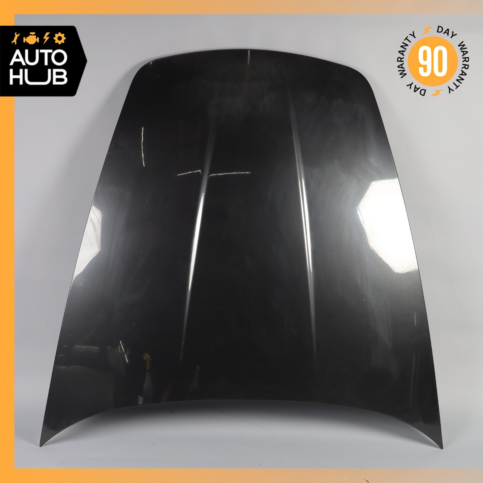 03-13 Maserati Quattroporte M139 Hood Bonnet Cover Panel Assembly Gray OEM