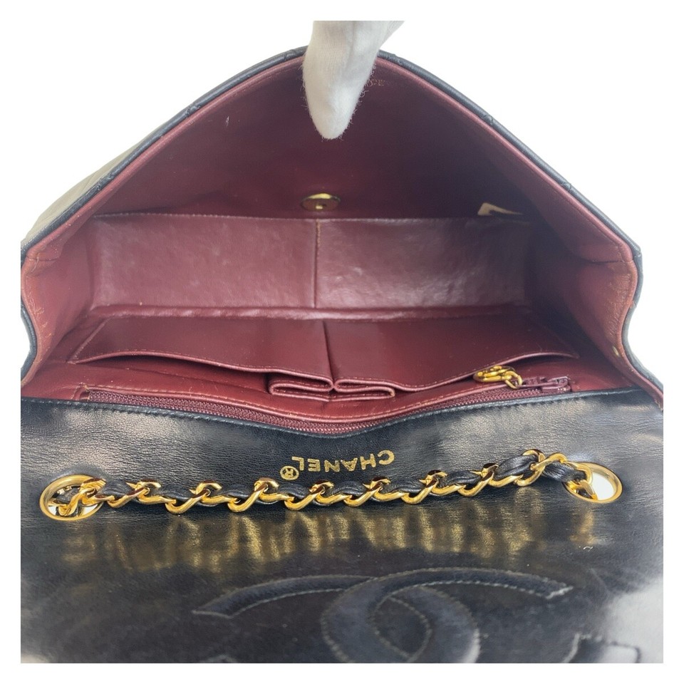 Authentic CHANEL Matrasse Single flap COCO Mark Chain Shoulder Bag