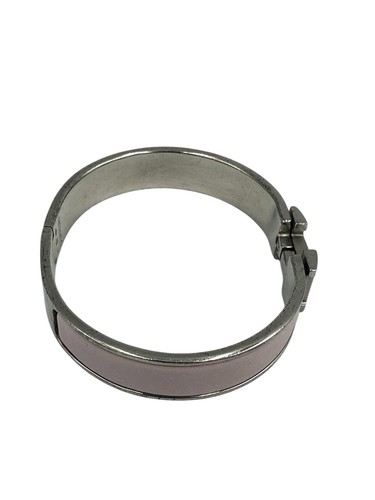 Bracciale Hermès Smalto Rosa Clic H - Foto 7 di 10