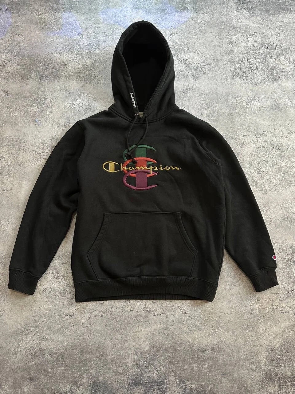 Sweat à capuche homme Supreme X Champion taille L