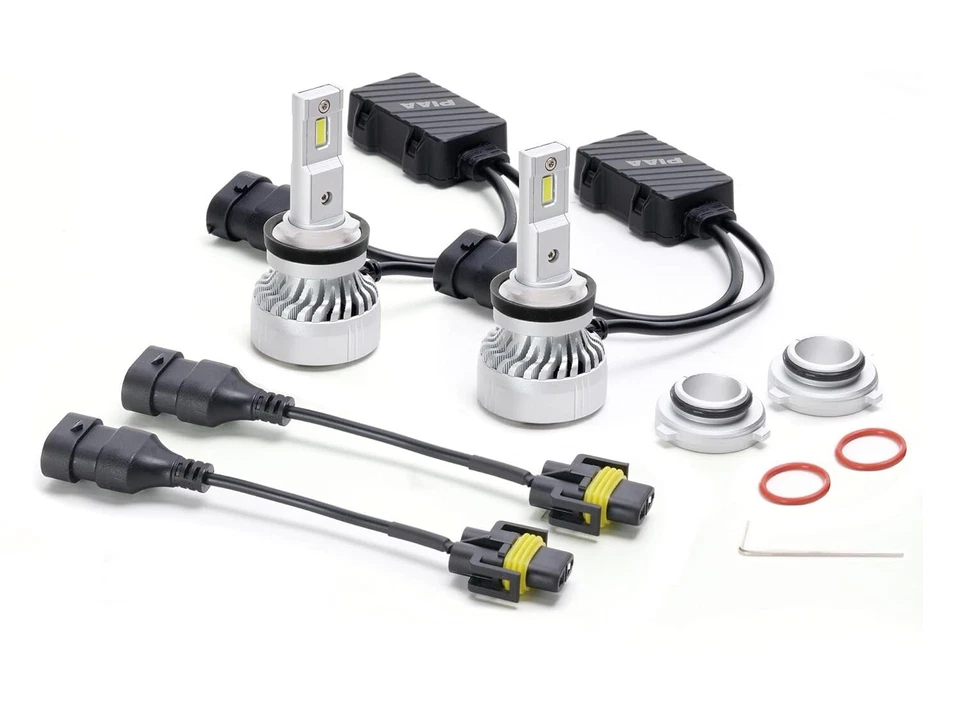 PIAA LEH221 LED Headlights Bulb HB3 HB4 HIR H8 H9 H11 12V/24V 45W 6000k 8500lm - Image 3 of 4