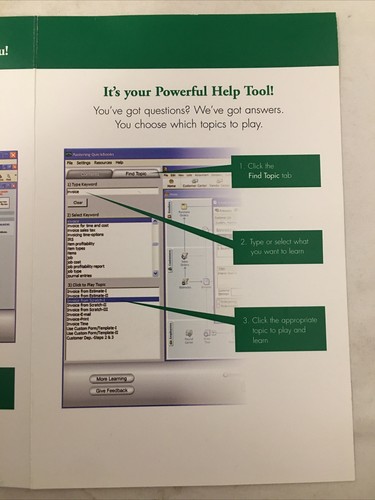 Mastering QuickBooks For Construction 3 CD's/DVD - Picture 7 of 8