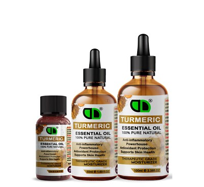 Ätherisches Kurkumaöl - 100% rein - Aromatherapie, Raumdüfte, Brenner