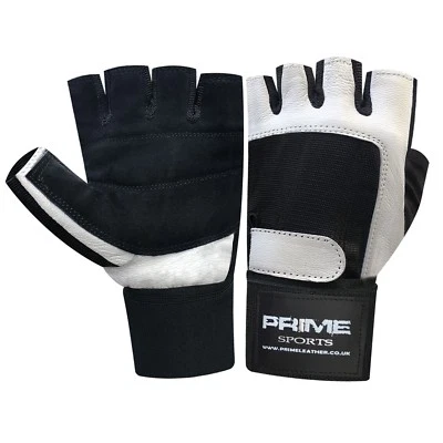 PRIME LEATHER PSS Neu Gepolsterte Fitnessstudio Bodybuilding Gewichtheben Handgelenkstütze Designer Handschuhe106