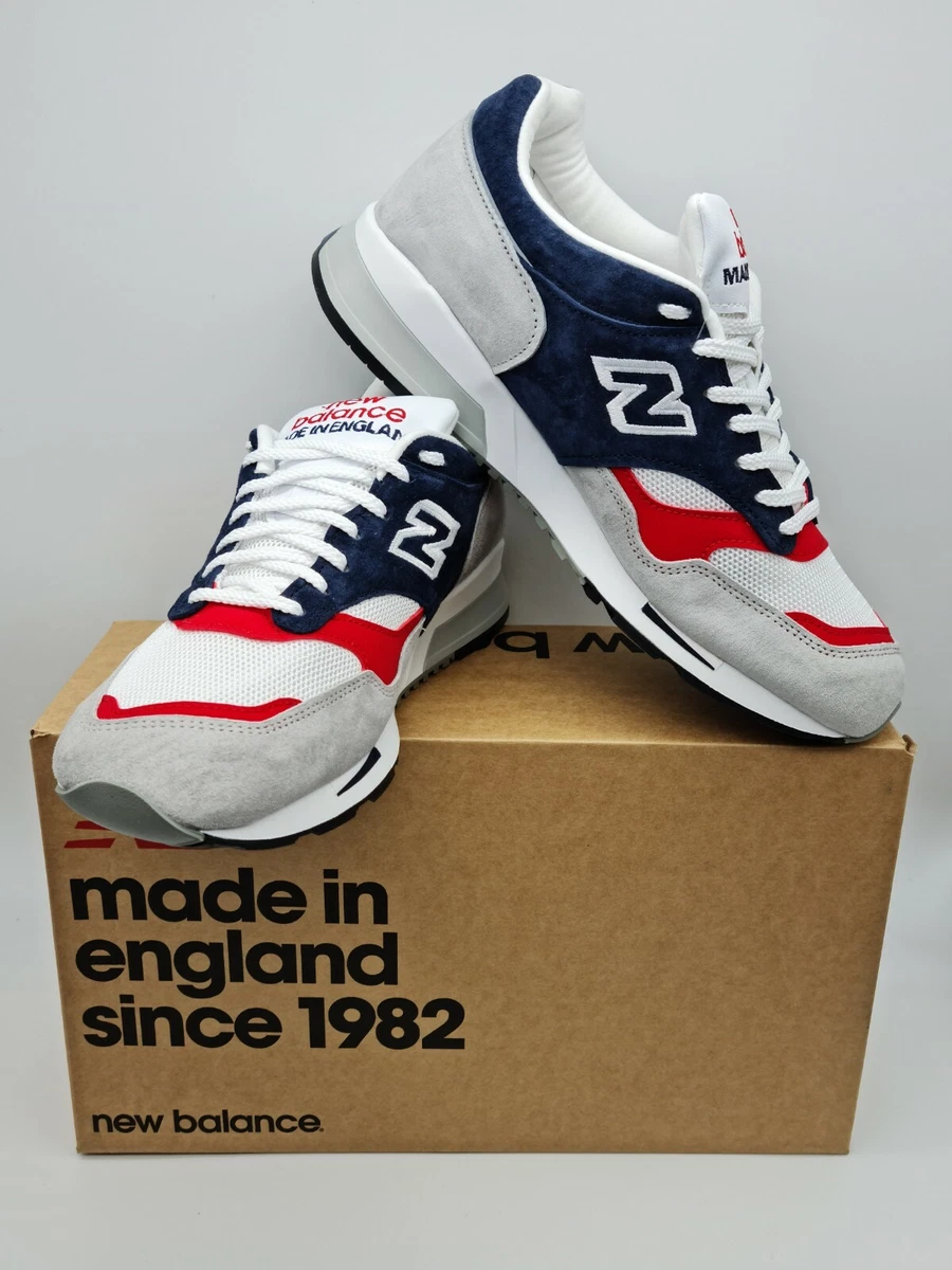 New Balance 1500 Hecho en Inglaterra Marino Rojo Blanco Reino Unido 6 5 EU 40 M1500GWR