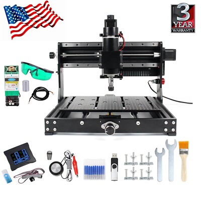 3020-PLUS GRBL CNC Router Kit Cutting Milling Engraving Machine with 20W Laser