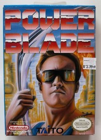 Power Blade, NES - CIB - Completo, buone condizioni, inserti, scatola croccante, plastica