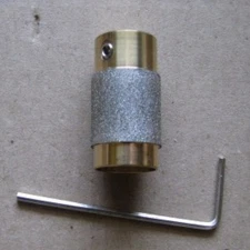 3/4" STAINED GLASS GRINDER BIT HEAD 4 INLAND OR GLASTAR TOP QUALITY BRASS!
