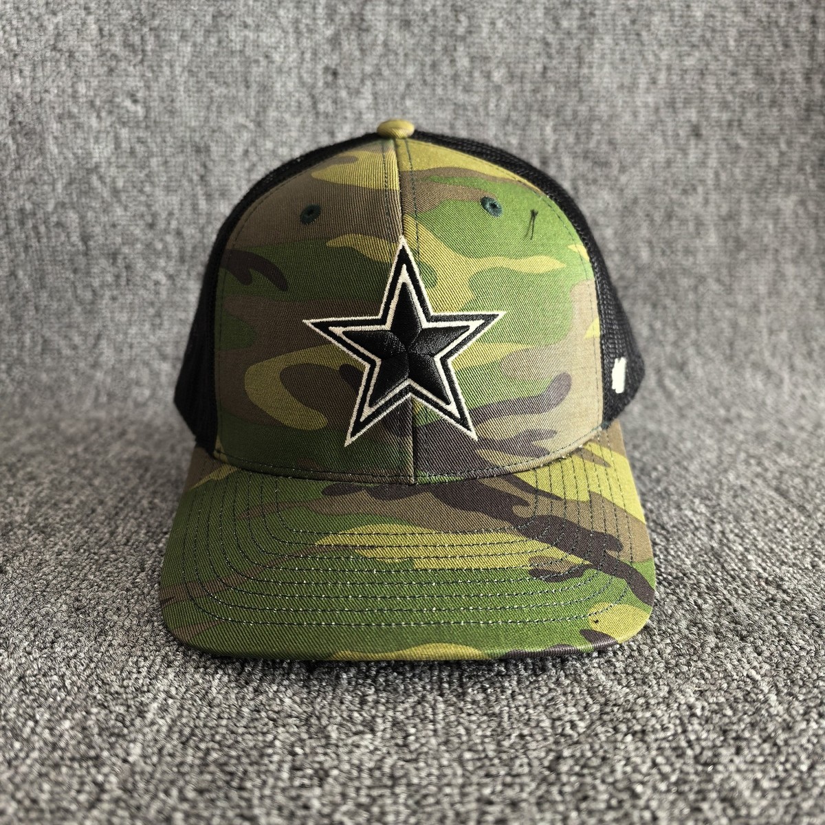 47 Brand Dallas Cowboys NFL Camo Trucker Snapback Hat Cap