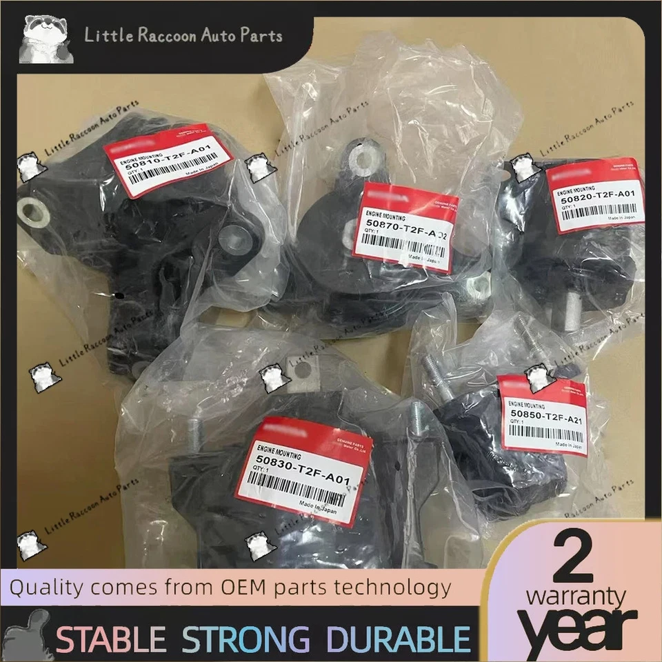 Juego de 5 soportes de motor y transmisión para Honda Accord 2013-16 2017 2,4 L aire acondicionado Foto 3 de 4