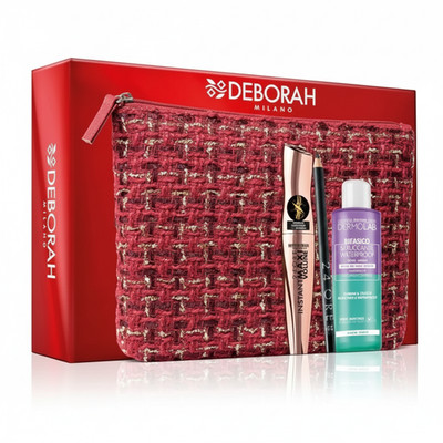 Deborah Milano Geschenkset Mascara Maxi Volumen Keramik Bleistift 24h Pochette