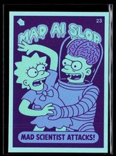 Mad Scientist 40k Gpk Spoof Mad Ai Slop Blue D 11 Bart Simpson Marge Alien
