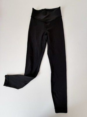 Lululemon Wunder Under Smooth Cover Tight High Rise 25'' Black Size 2