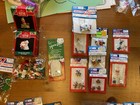 Huge Lot of Westrim Beaded Mini Christmas Tree Ornaments (MULTI MATERIAL) — photo 3