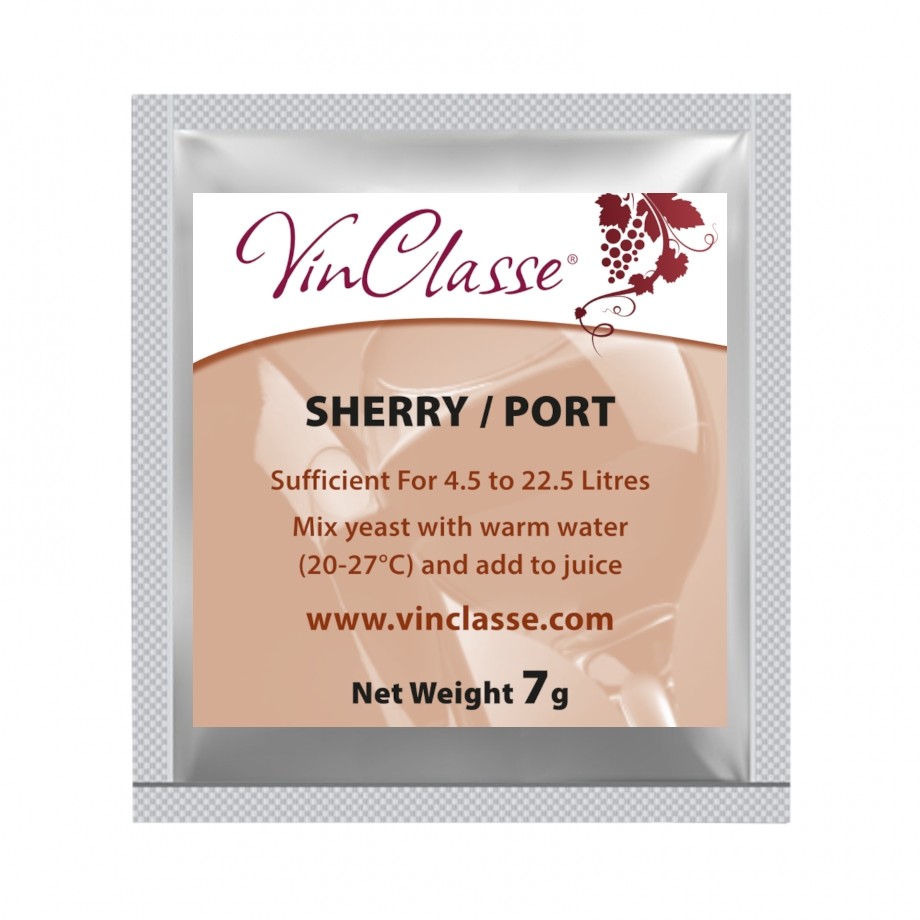 Vinclasse Sherry / Port Wine Making Yeast - 7g Sachet - Dessert Wine