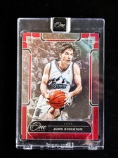 2023-24 Panini One and One OAO John Stockton Red 09/15 Utah Jazz