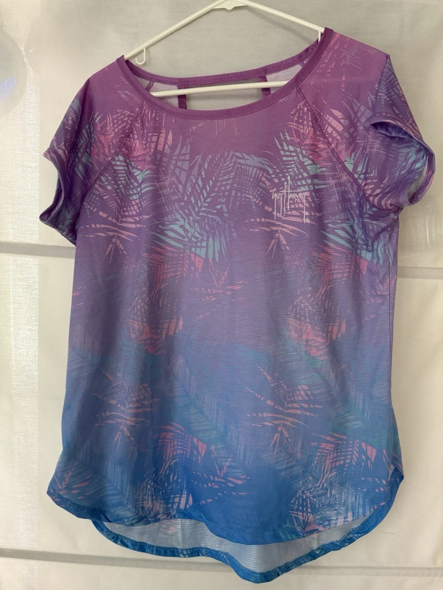 Guy Harvey T-shirt de performance sublimé à manches longues