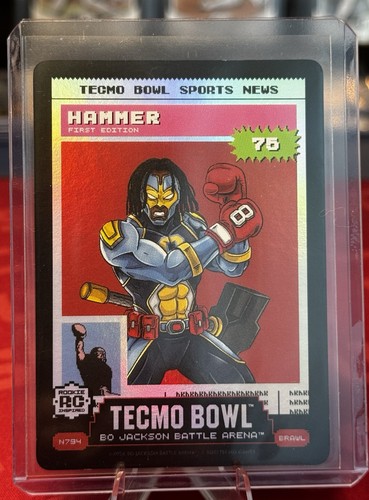 2026 Bo Jackson Battle Arena Tecmo Bowl Sports News Hammer N794 Brawl Battlefoil