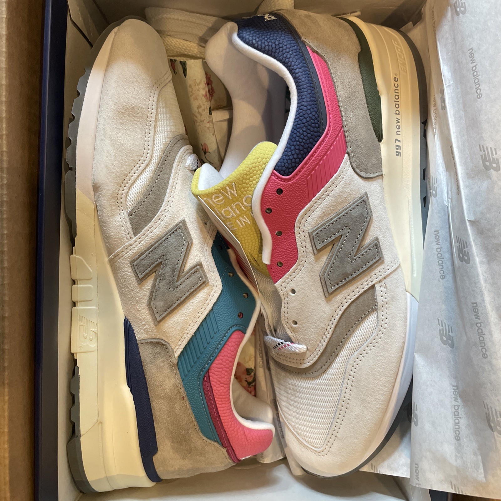 Size 11 - New Balance x Aime Leon Dore 997 - USA Mismatch M997ALL IN HAND image 3