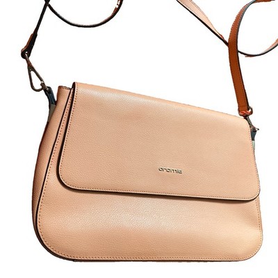 Edle CROMIA Hand/Umhänge/Schultertasche apricot LEDER TOP!