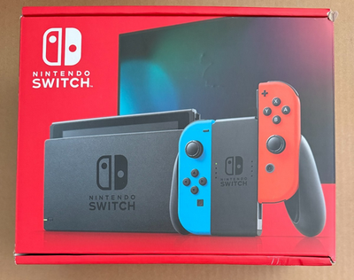 Nintendo Switch ネオンブルー/ネオンレッド[HAC-001] Nintendo Switch Neon Blue and Neon Red Joy-Con HAC-001 JAPAN