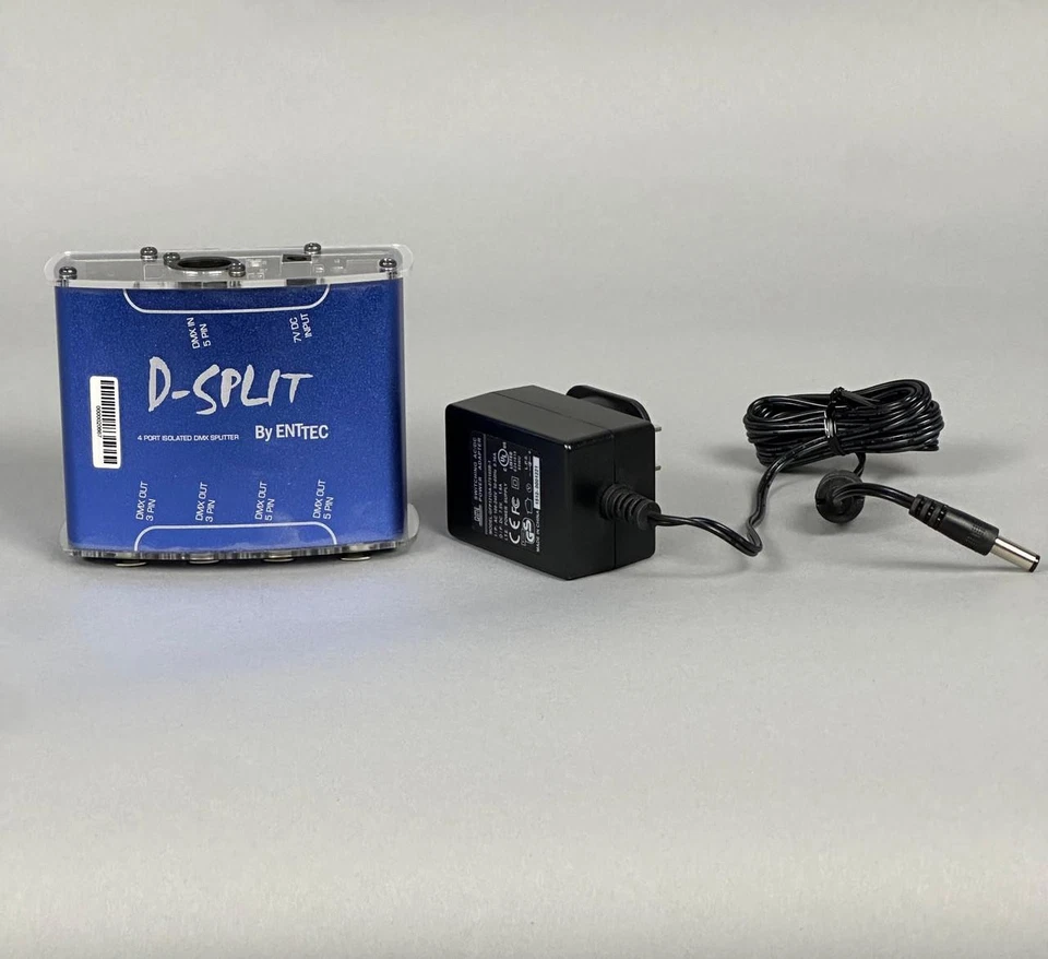 ENTTEC 70572 D-SPLIT DMX SPLITTER: includes power cord (Used)|603-9493154 - Image 3 of 4
